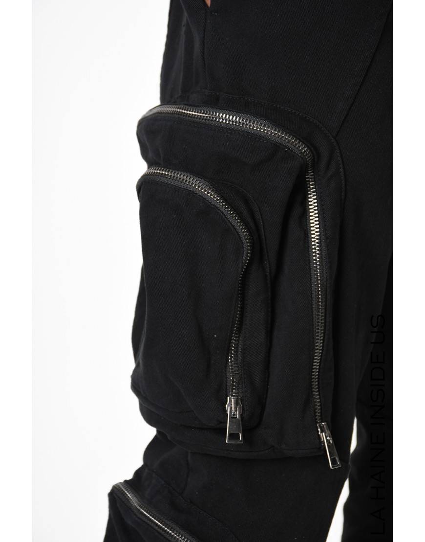 La haine inside us 3B LM190 PANTALONE Nero Prezzo Ridotto