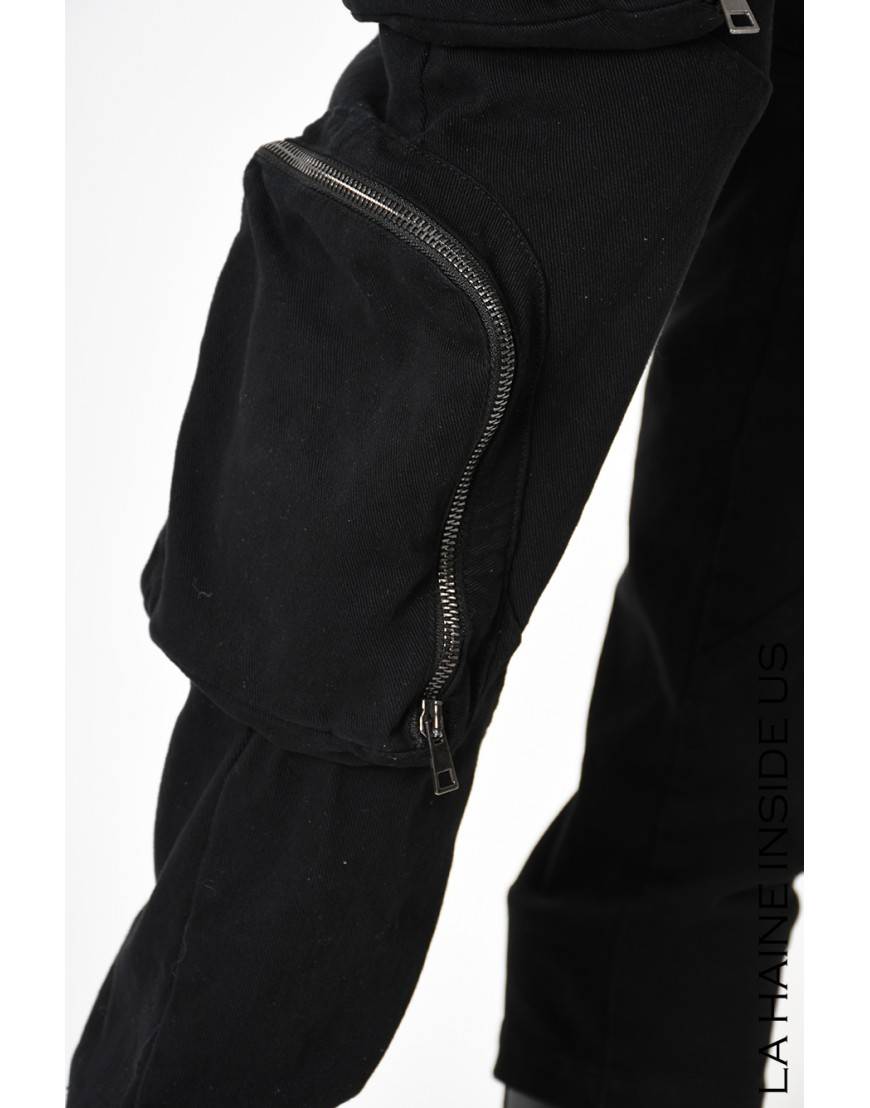 La haine inside us 3B LM190 PANTALONE Nero Prezzo Ridotto