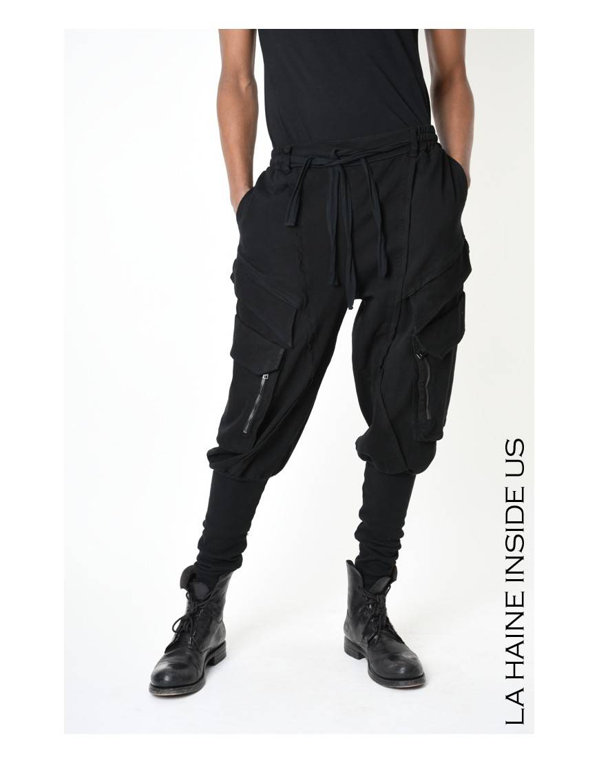 La haine inside us 3B LM191 PANTALONE Nero Convenienza