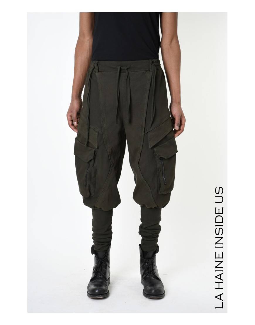 La haine inside us 3B LM191 PANTALONE Verde Novità