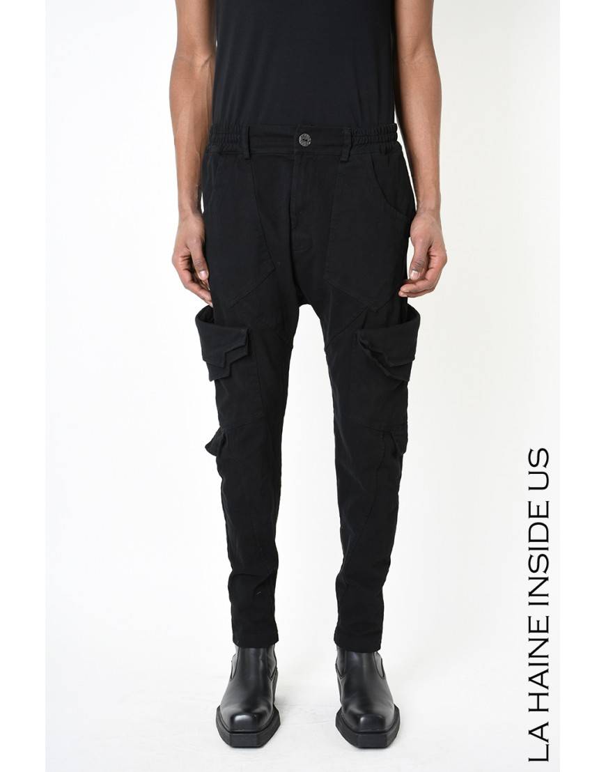 La haine inside us 3B LM192 PANTALONE Nero