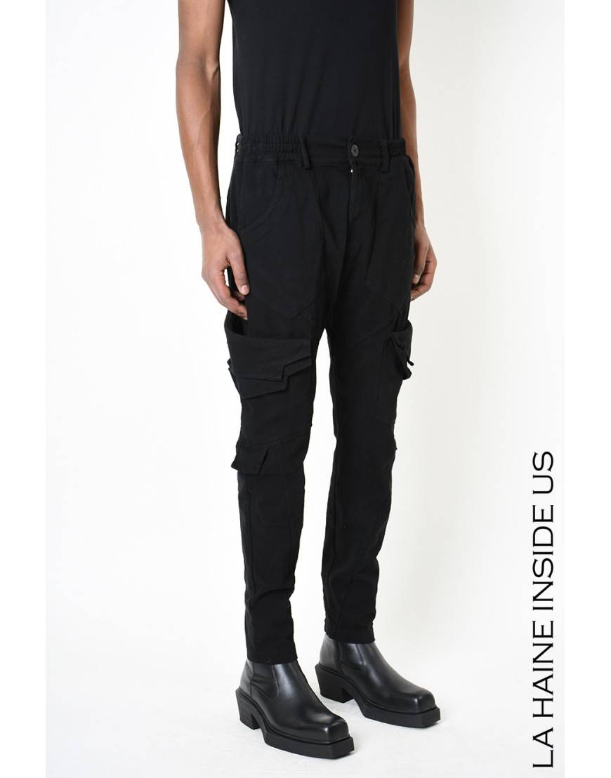 La haine inside us 3B LM192 PANTALONE Nero Presa