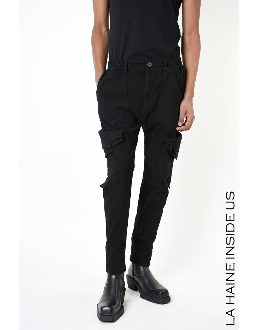 La haine inside us 3B LM192 PANTALONE Nero Presa