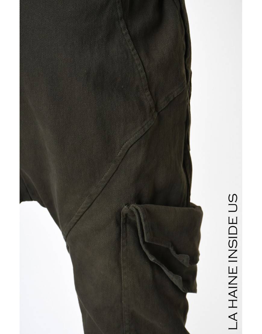 La haine inside us 3B LM192 PANTALONE Verde Sconto