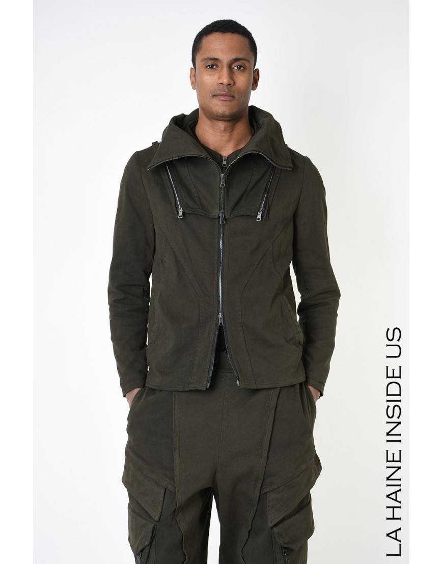 La haine inside us 3B LM194 GIUBBINO Verde Outlet