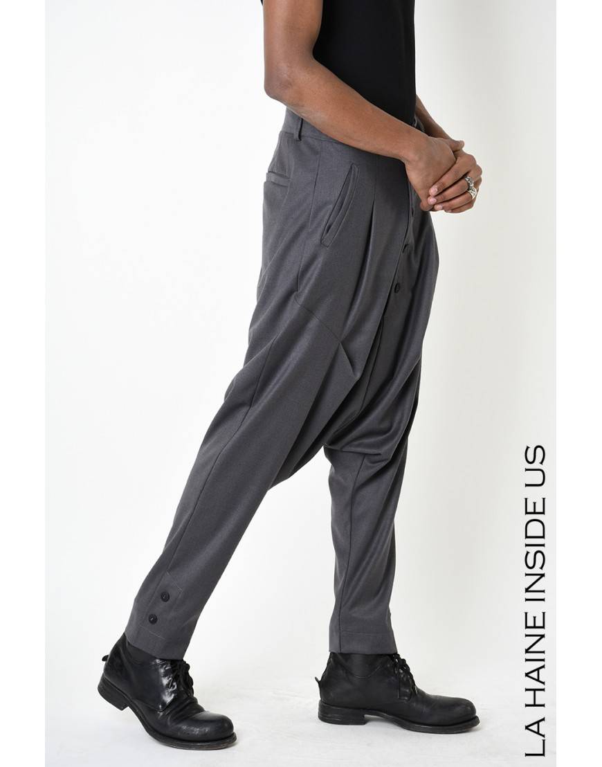 La haine inside us 3B LM195 PANTALONE Grigio In Vendita
