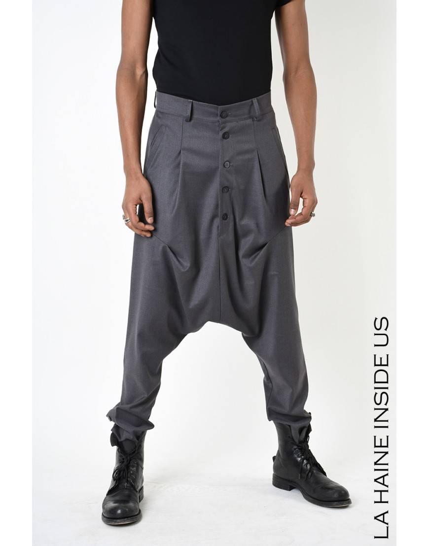 La haine inside us 3B LM195 PANTALONE Grigio In Vendita