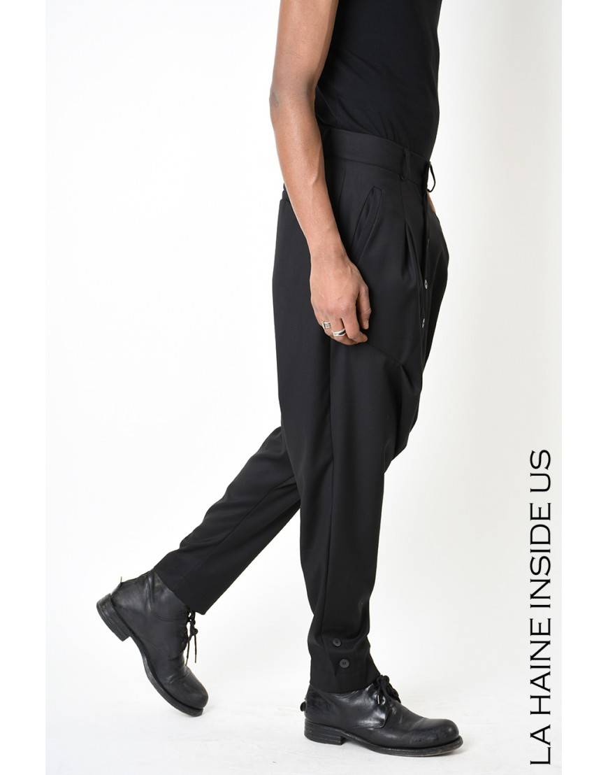 La haine inside us 3B LM195 PANTALONE Nero Saldi