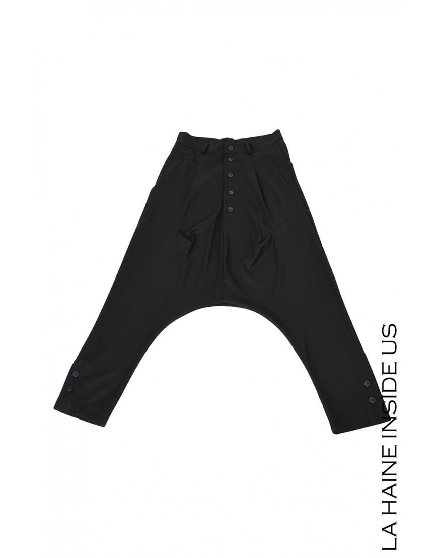 La haine inside us 3B LM195 PANTALONE Nero Saldi