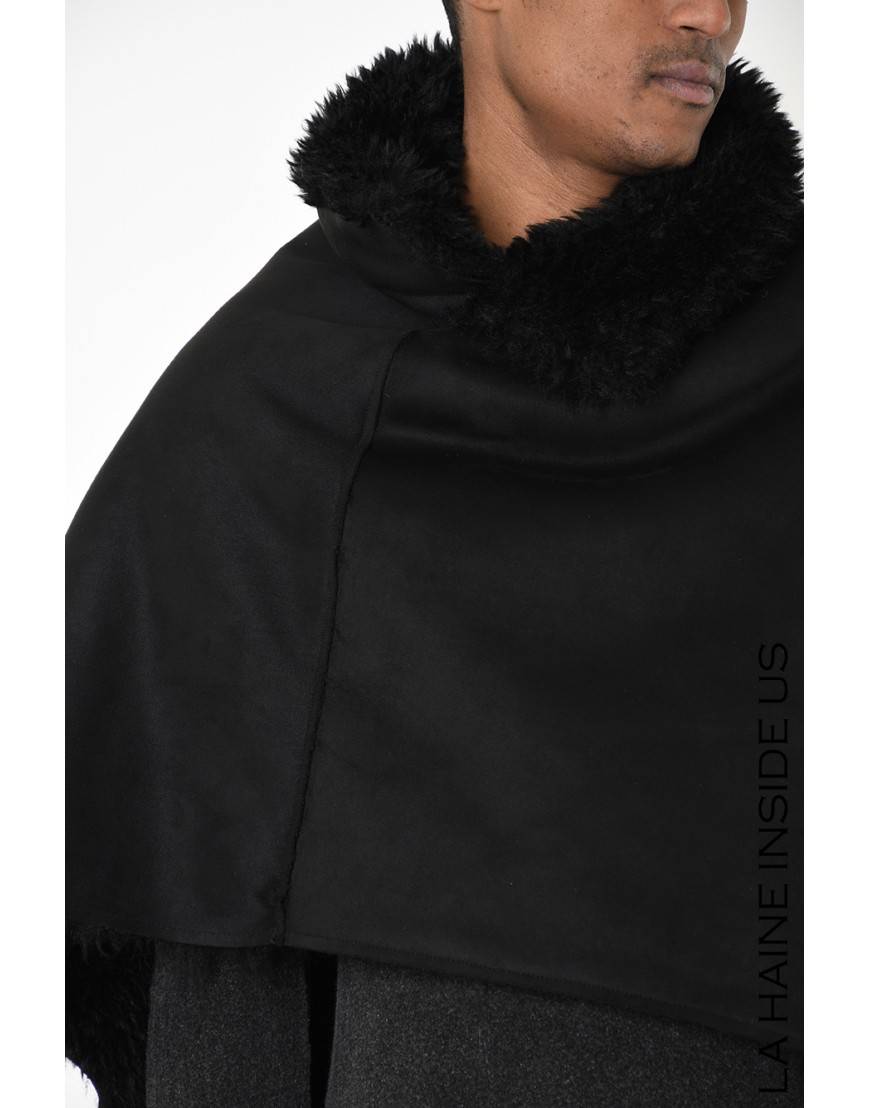 La haine inside us 4- LW862 PONCHO UNISEX U Nero Negozio