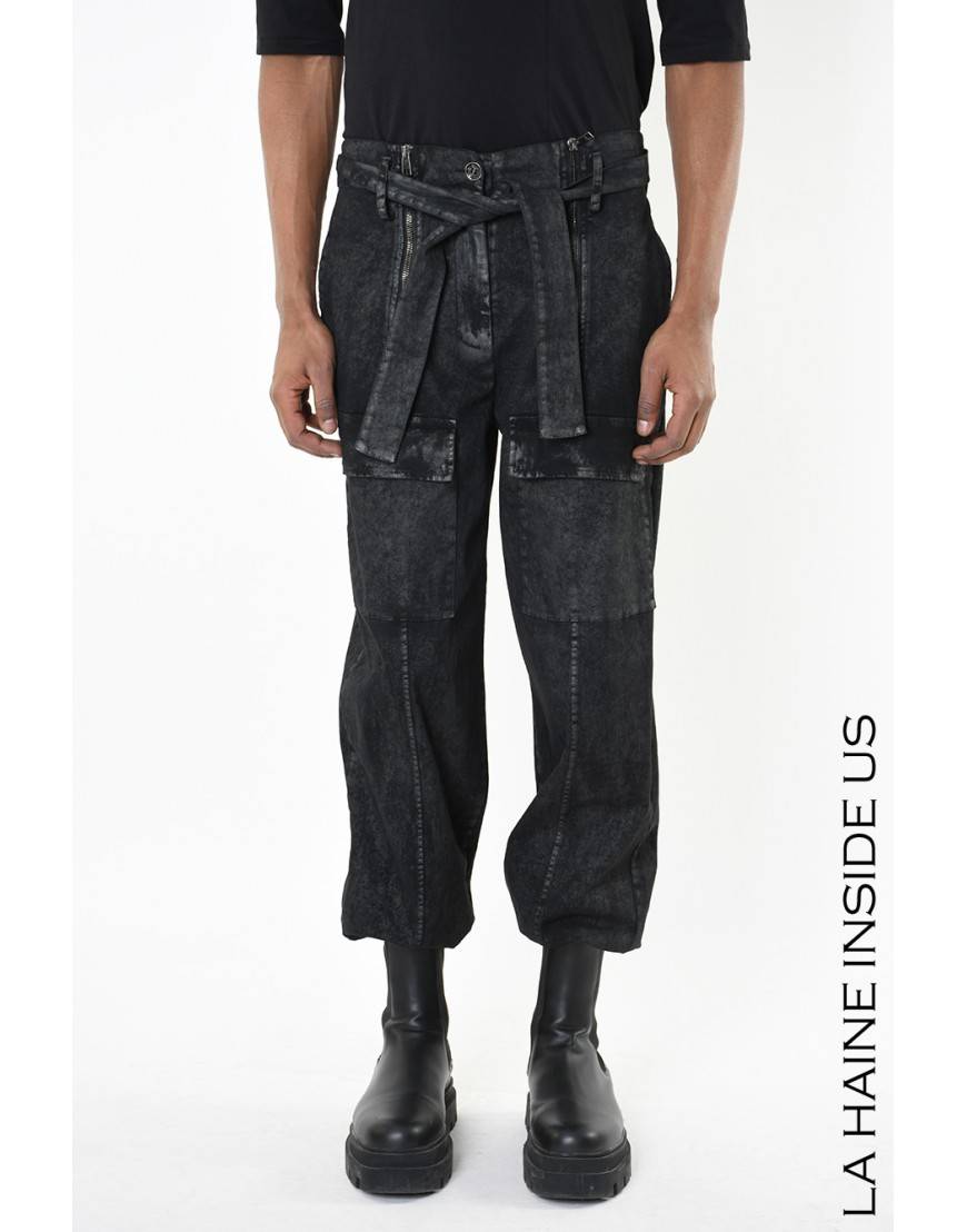 La haine inside us 4B LW880 PANTALONE UNISEX U Nero I Più Venduti