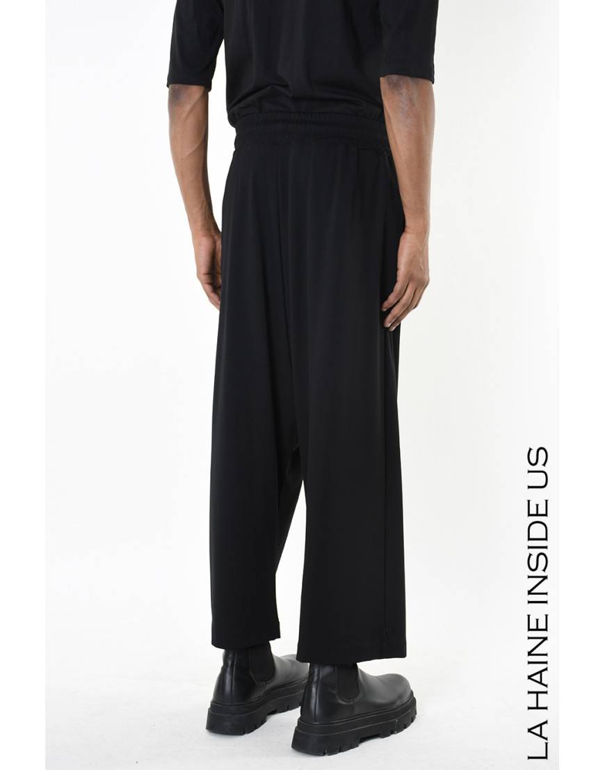 La haine inside us 4M LW955 PANTALONE UNISEX U Nero Spedizione gratuita