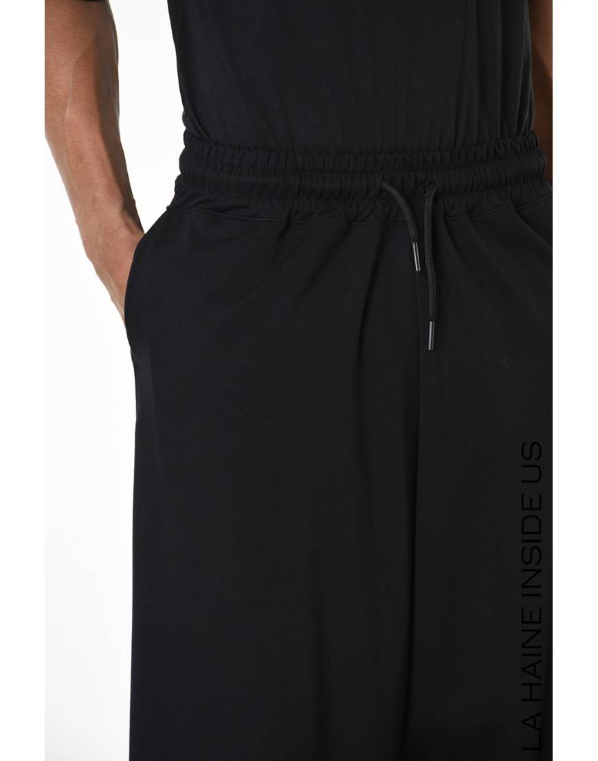La haine inside us 4M LW955 PANTALONE UNISEX U Nero Spedizione gratuita