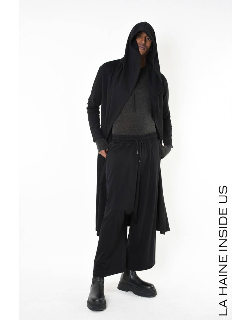 La haine inside us 4M LW956 CARDIGAN UNISEX U Nero Nuovo