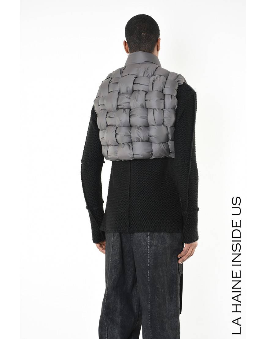 La haine inside us 4P LW941 PETTORINA UNISEX U Fango Qualità
