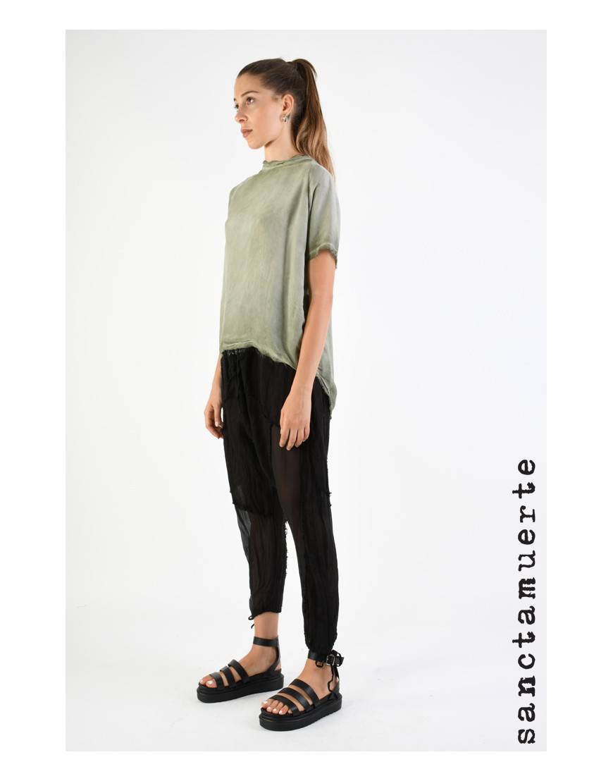 La haine inside us 9B SM344 T-SHIRT Olive Shopping Online