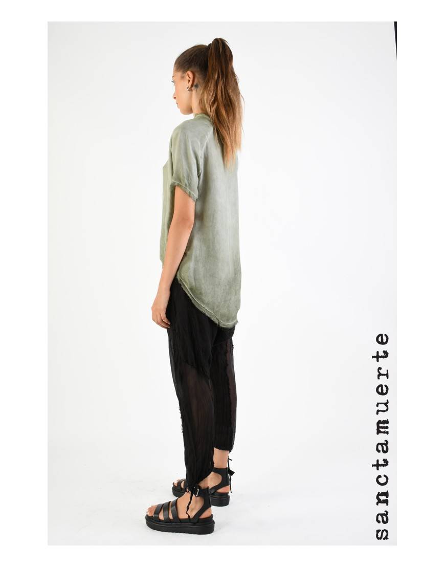 La haine inside us 9B SM344 T-SHIRT Olive Shopping Online