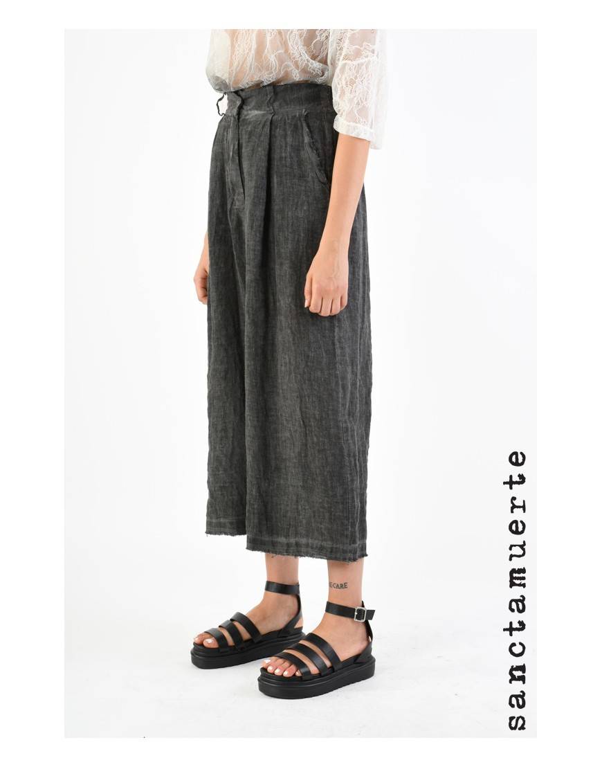 La haine inside us 9B SM364 PANTALONE Grigio Smaltimento dello stoccaggio