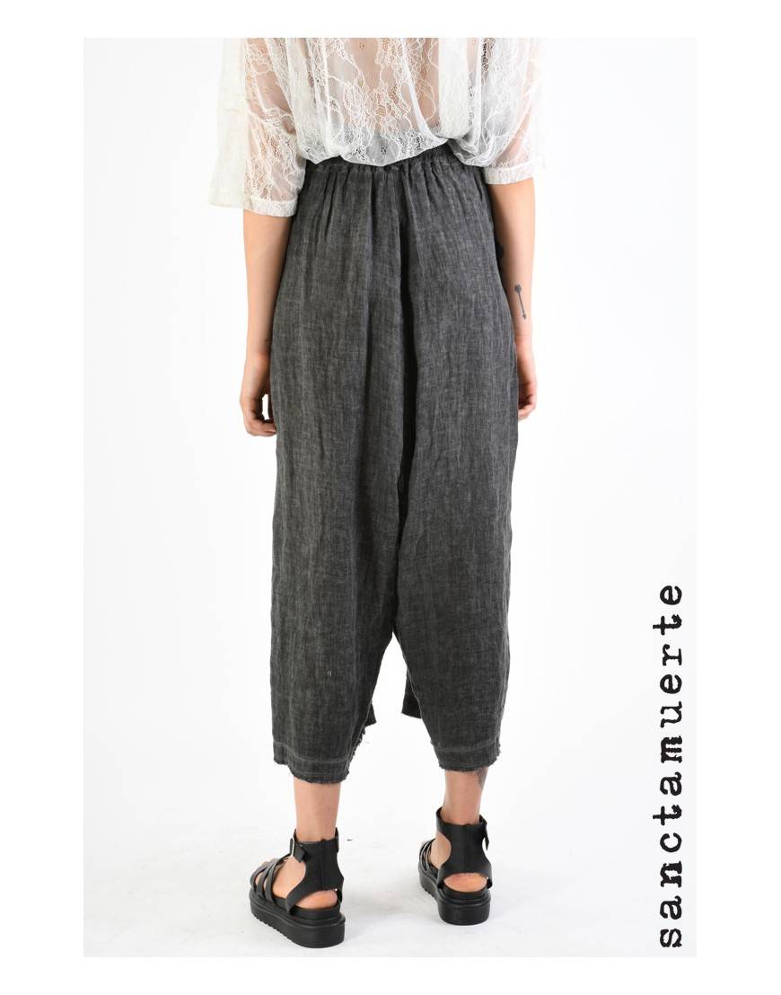 La haine inside us 9B SM364 PANTALONE Grigio Smaltimento dello stoccaggio