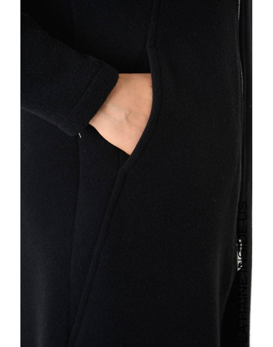 La haine inside us 4B LW798 CAPPOTTO Nero Nuova