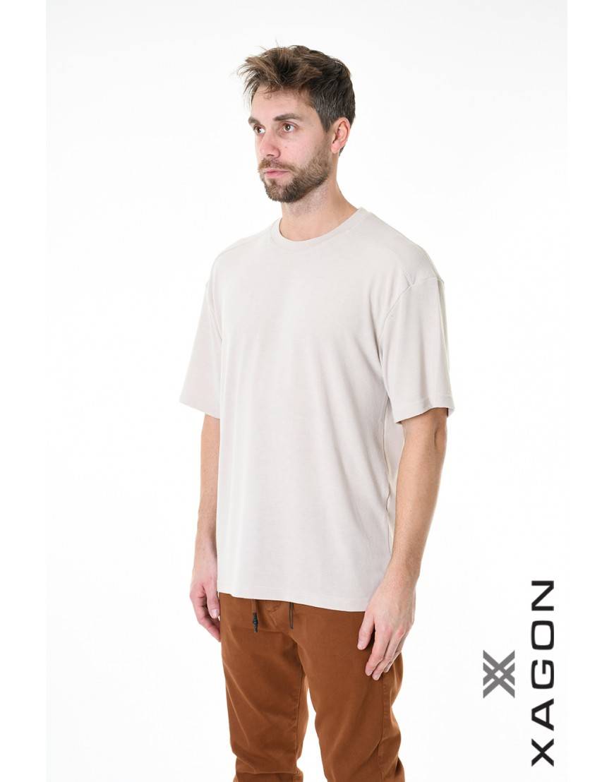 La haine inside us T-SHIRT 2ZUTS06 Beige Nuovo