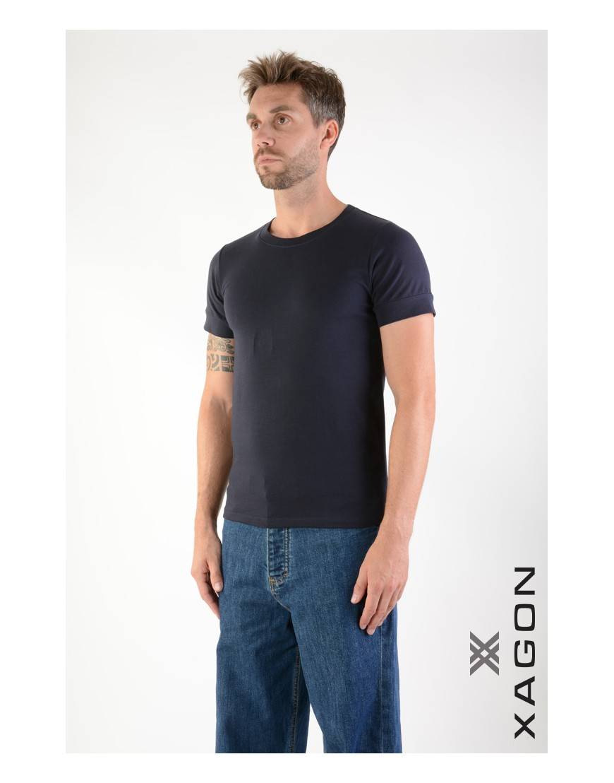 La haine inside us T-Shirt MD1012 Blu Acquista Ora