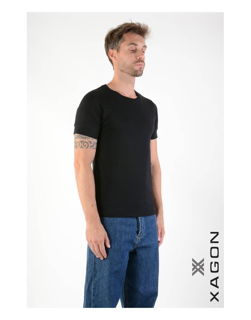 La haine inside us T-Shirt MD1012 Nero Consegna Veloce