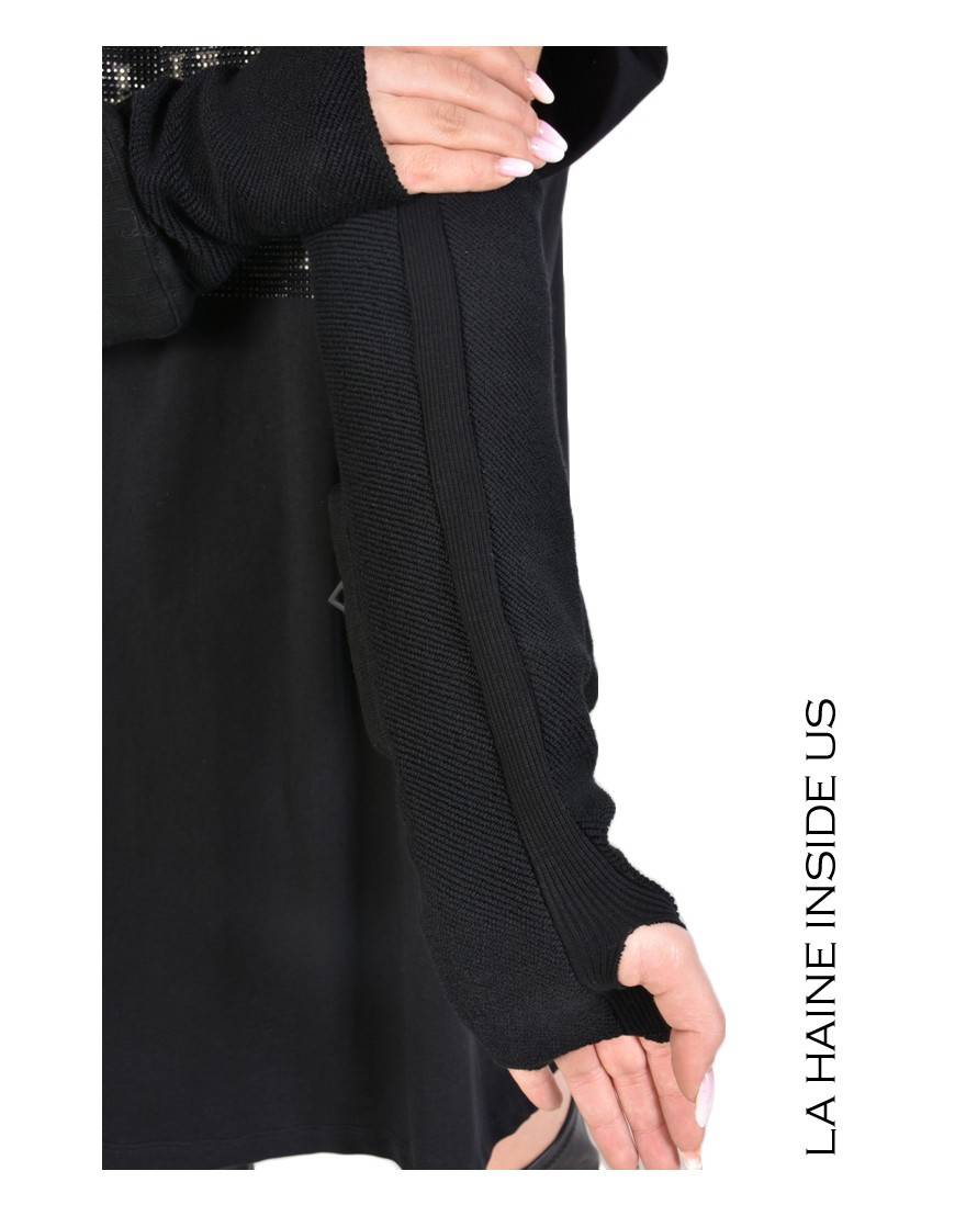 La haine inside us 3M MANUNO MANICOTTO UNISEX Nero Fino Al -60%