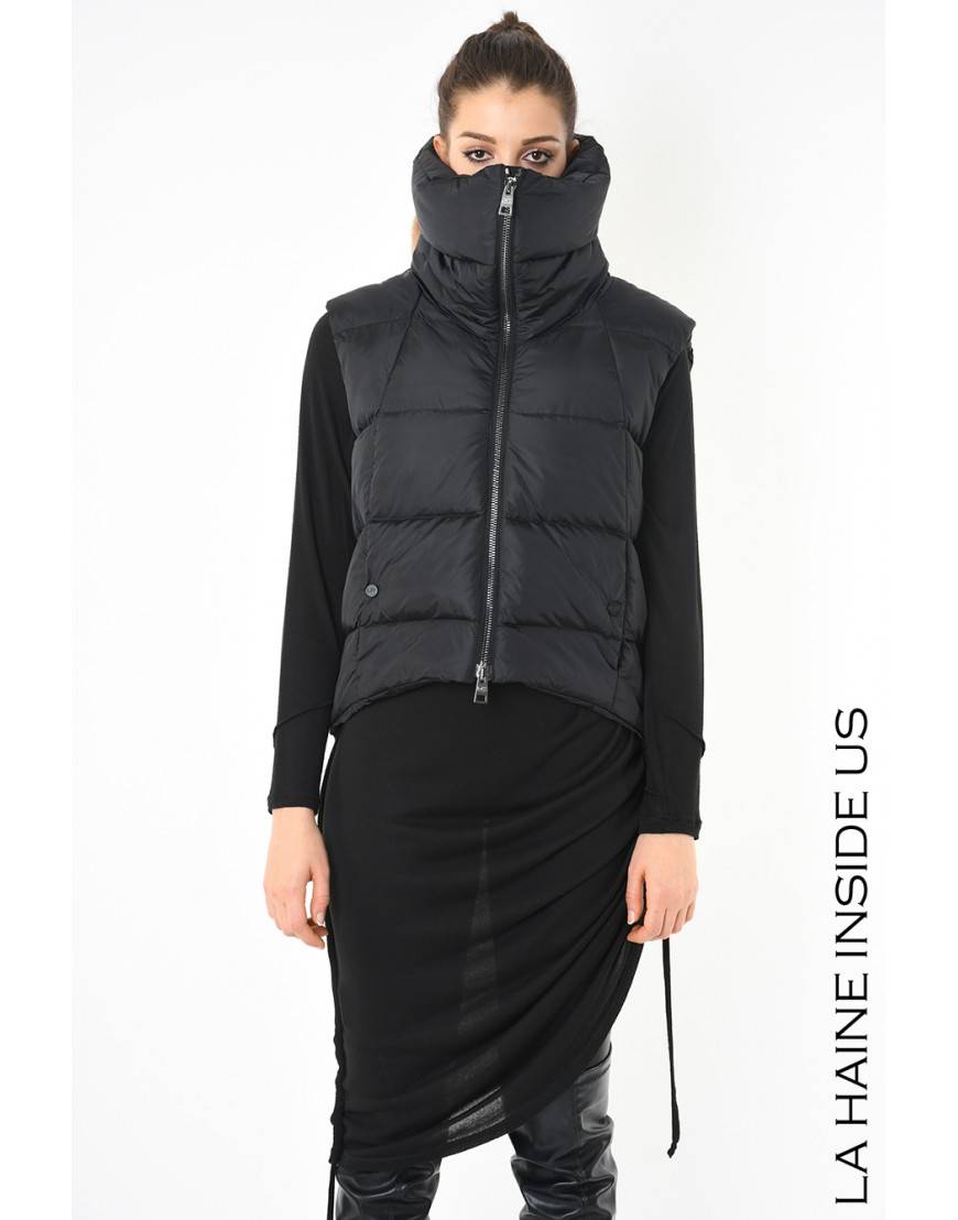 La haine inside us 3P LM252 PETTORINA + ZAINO UNISEX D Nero Sottocosto