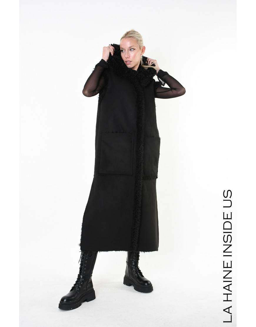 La haine inside us 4- LW860 GILET UNISEX D Nero Novità