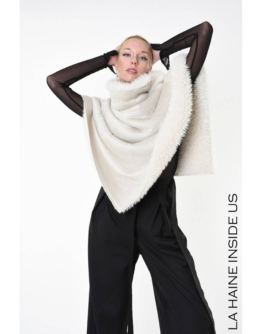 La haine inside us 4- LW862 PONCHO UNISEX D Ice Offerta