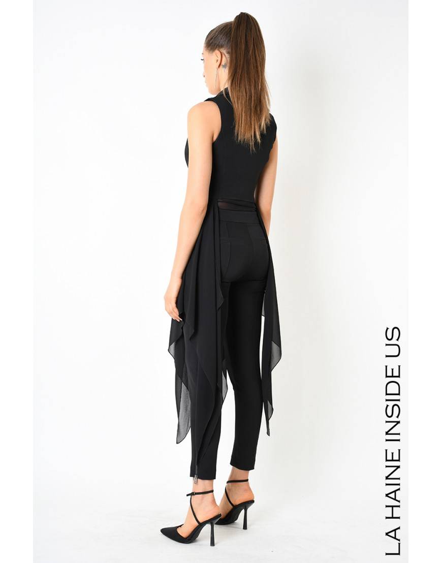 La haine inside us 4B LW532 GILET Nero Online