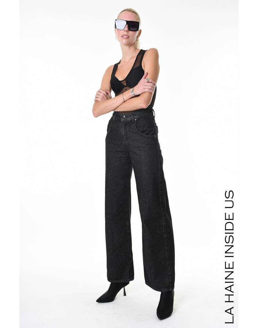 La haine inside us 4X LW833 JEANS Nero In Saldo
