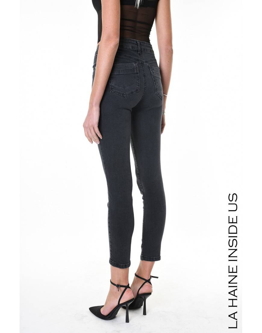 La haine inside us 4X LW834 JEANS Nero Nuova