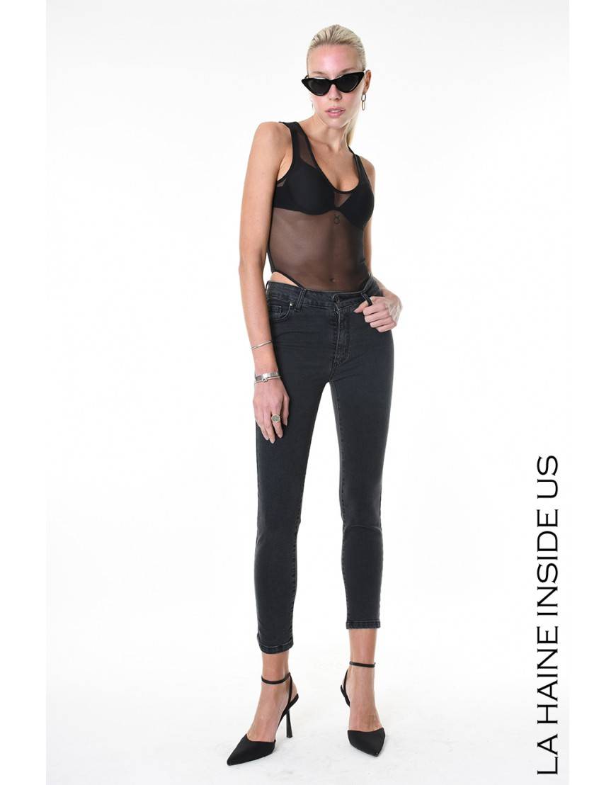 La haine inside us 4X LW834 JEANS Nero Nuova