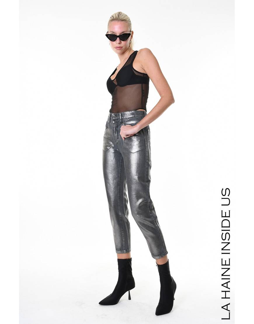 La haine inside us 4X LW835 JEANS Grigio Moda
