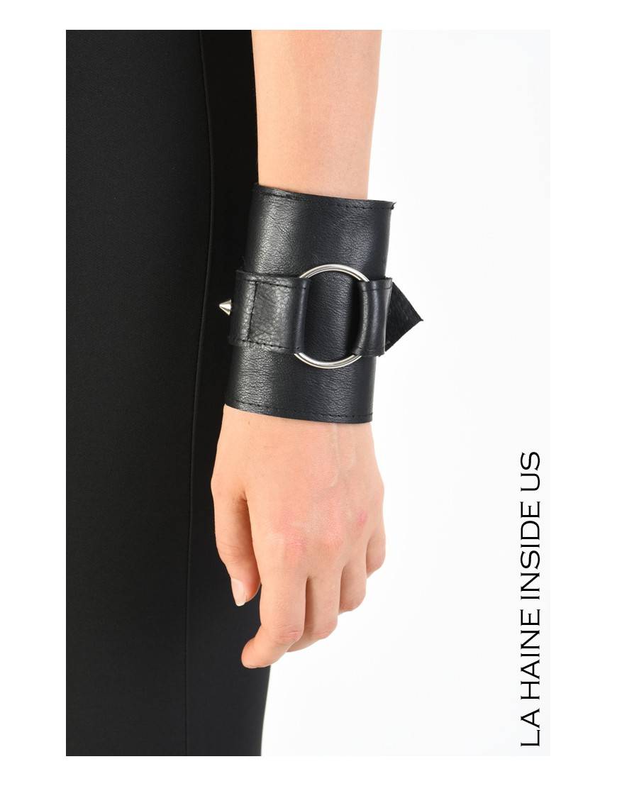 La haine inside us 8B LW771 BRACCIALE Nero Nuovo