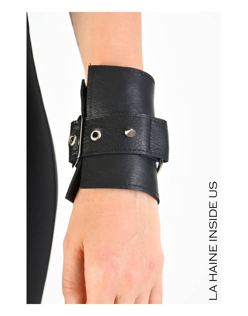 La haine inside us 8B LW771 BRACCIALE Nero Nuovo