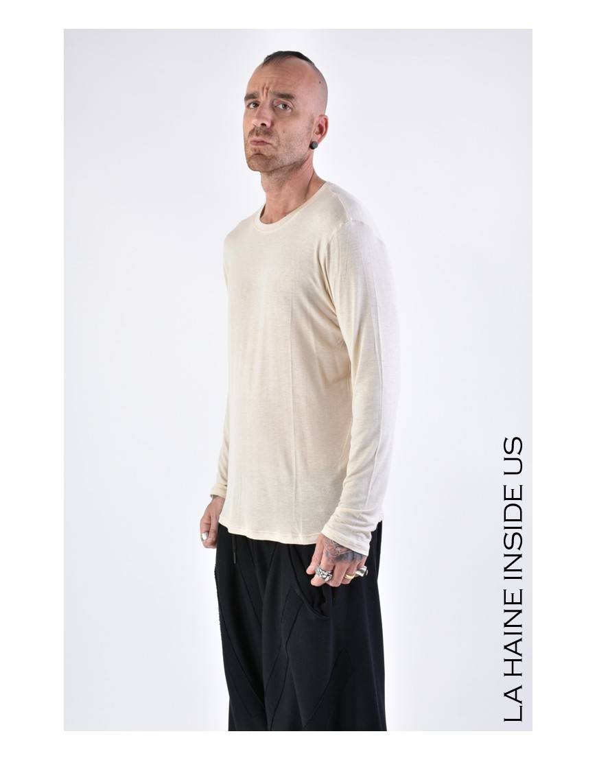 La haine inside us 3J LM165 MAGLIA Beige Qualità