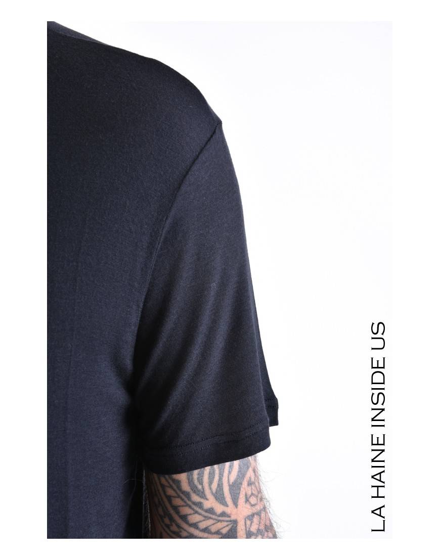 La haine inside us 3J LM167 T-SHIRT Nero Spedizione Gratuita