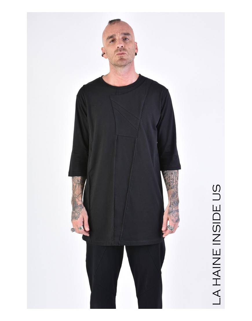 La haine inside us 3M LM132 T-SHIRT Nero Saldi