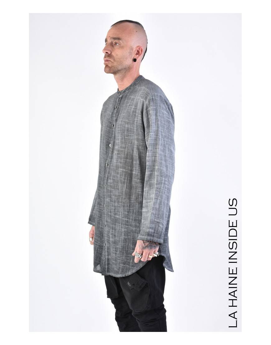 La haine inside us 3V LM112 CAMICIA Grigio Vendite Flash