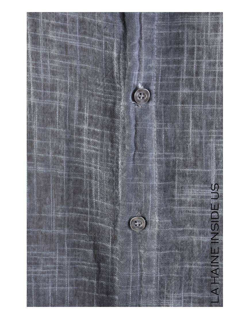 La haine inside us 3V LM112 CAMICIA Grigio Vendite Flash