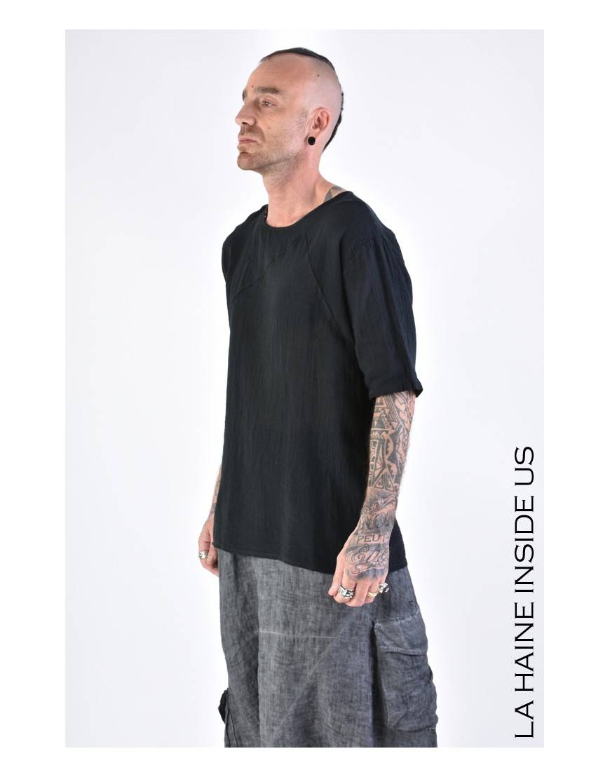 La haine inside us 3V LM140 T-SHIRT Nero In Saldo