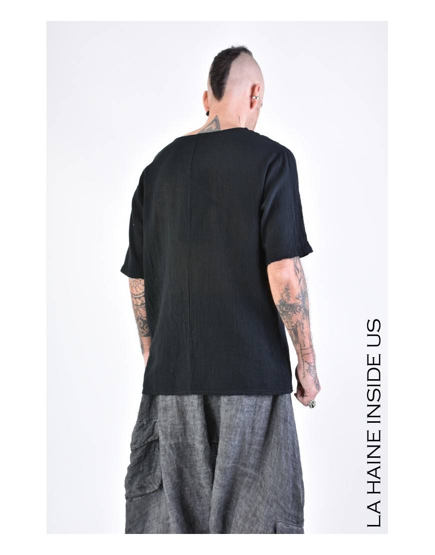 La haine inside us 3V LM140 T-SHIRT Nero In Saldo