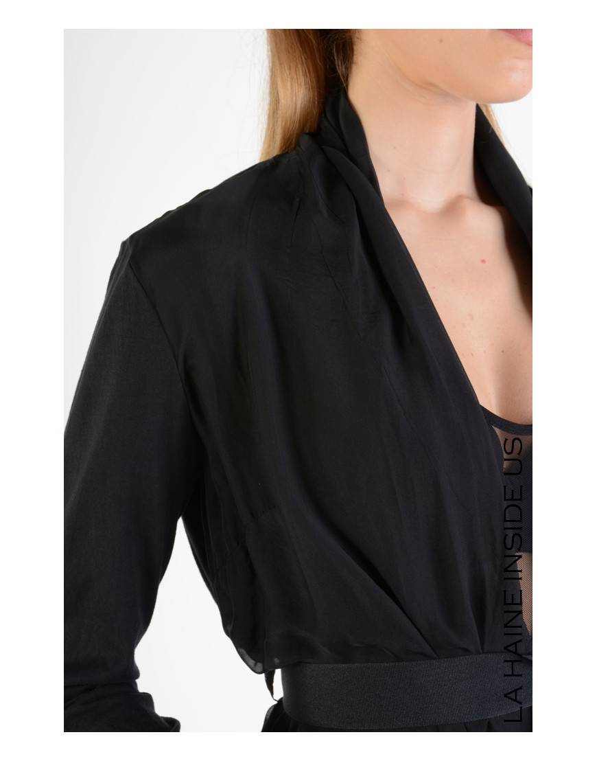 La haine inside us 4B LW581 CARDIGAN Nero Vendite stagionali