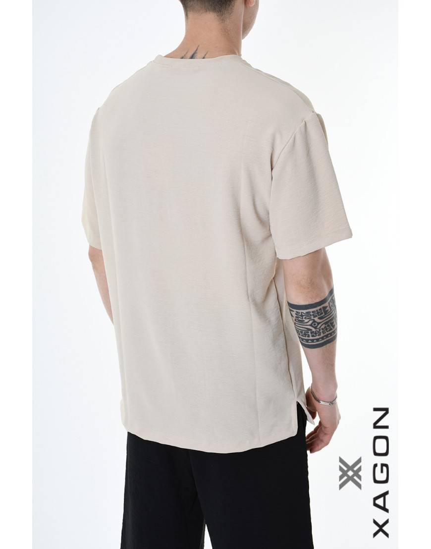 La haine inside us T-SHIRT MD0001 Beige Moda