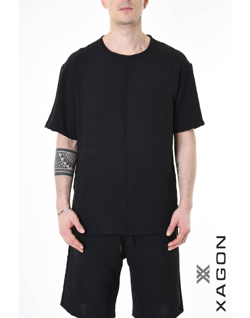 La haine inside us T-SHIRT MD0001 Nero Italia