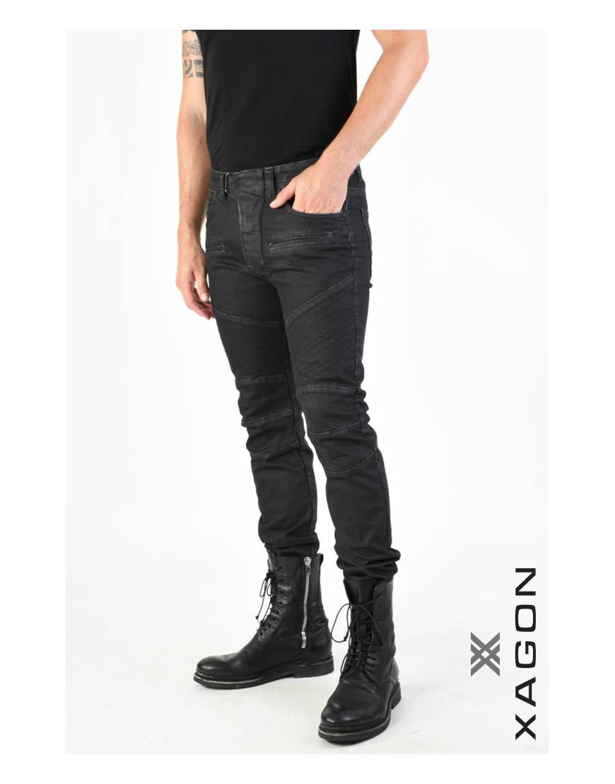 La haine inside us JEANS 2UMR228 Nero Spedizione Gratuita