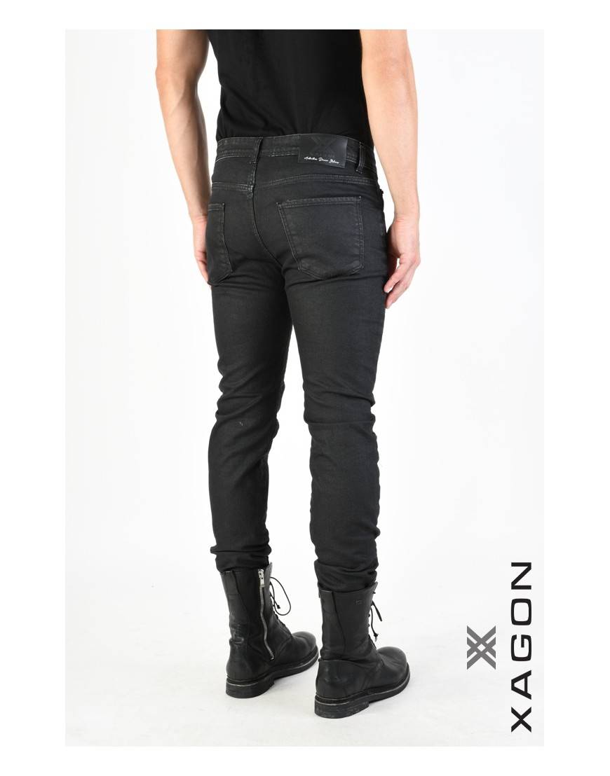 La haine inside us JEANS 2UMR228 Nero Spedizione Gratuita